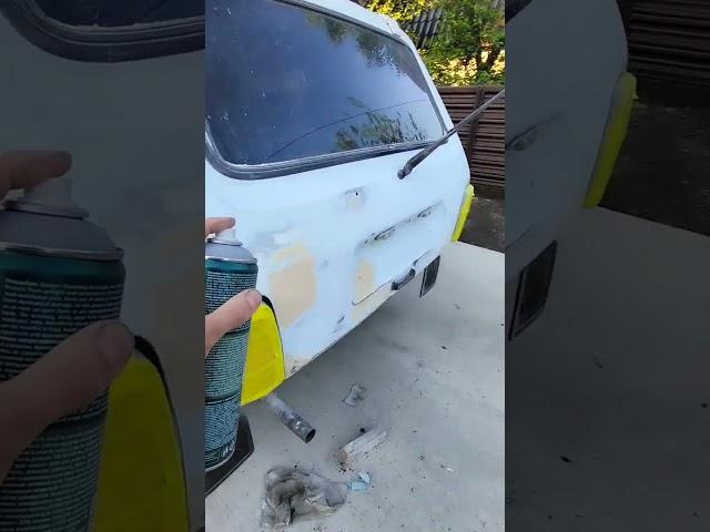 покраска авто за три копейки  #малярныеработы #нива #покраска #юмор