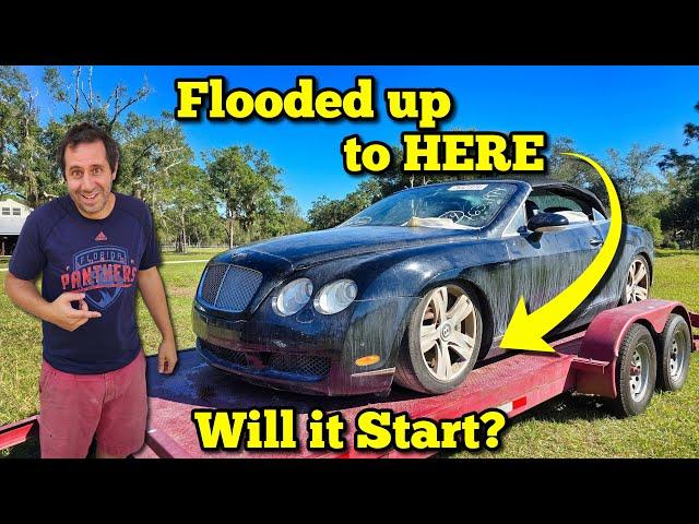 I Bought a Flood Totaled Bentley for $9,000 with a "Really Low Water Line"