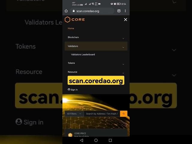 CORE scan network explorer | CORE mining update