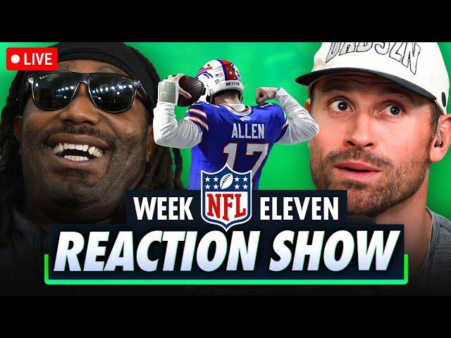 Bills Defeat Chiefs, Steelers Knock Off Ravens & Chargers-Bengals | NFL WK 11 Reactions