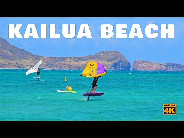 KAILUA BEACH ️ Honolulu, Oahu  Hawaii 4K