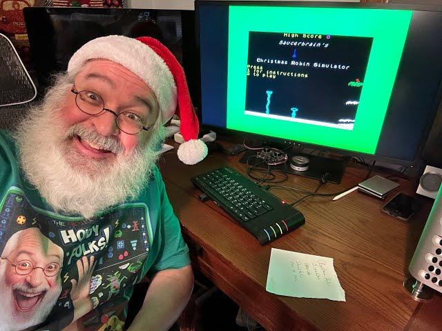 Christmas Robin Simulator - Sinclair ZX Spectrum - 8bit Vintage Computer Game - Retrogaming