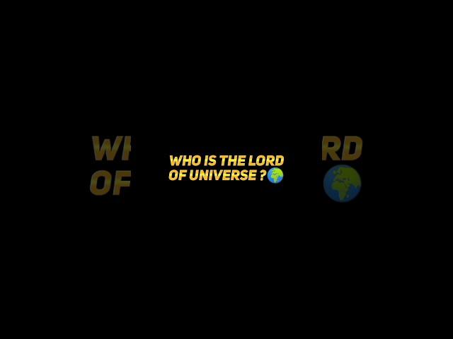 Who Is The Lord Of Universe? #shorts #lordvishnu #hindu