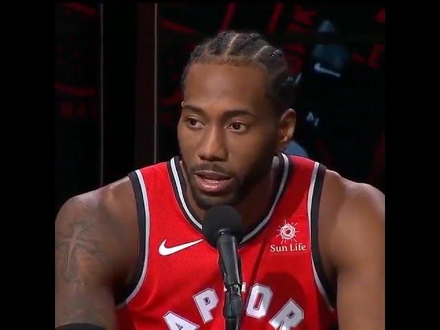 Lol: Kawhi Leonard's Laugh As NBA On NBC Theme Song!