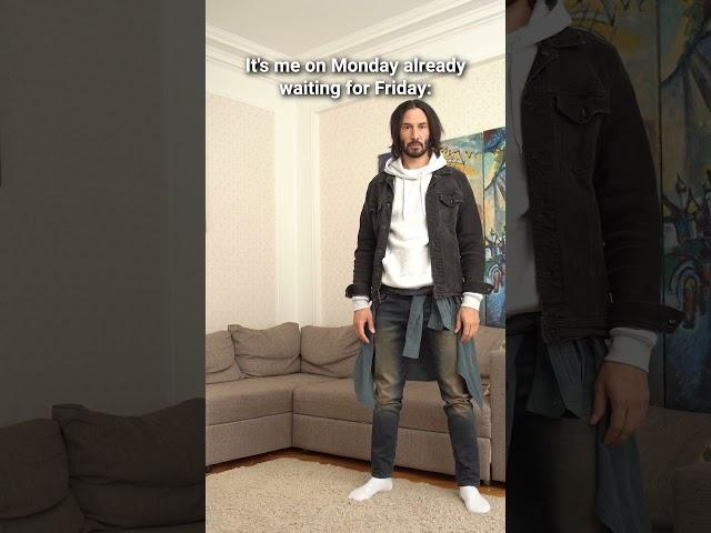 Weekdays of Keanu Reeves