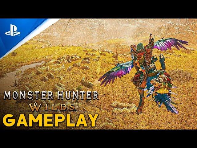 MONSTER HUNTER WILDS Gameplay Demo 1 HOUR 4K