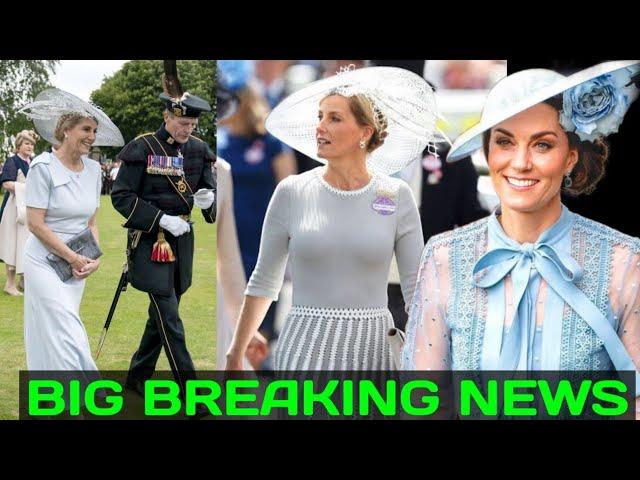 ROYALS IN SHOCK! Duchess Sophie's "STUNNING" powder blue attire for major event ignites royal fan...