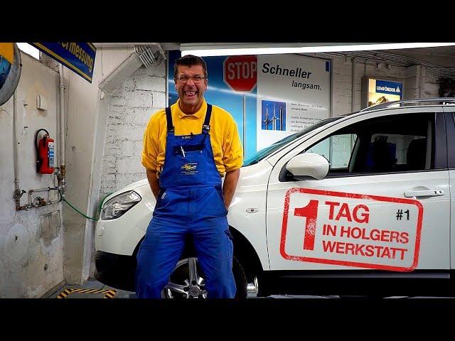 1 Tag in Holgers Werkstatt - Teil 1 | Ein Messer im Motorraum und ein quietschender Qashqai