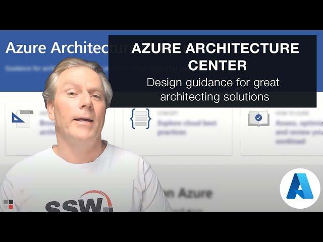 Azure Architecture Center by Microsoft Regional Director Adam Cogan
