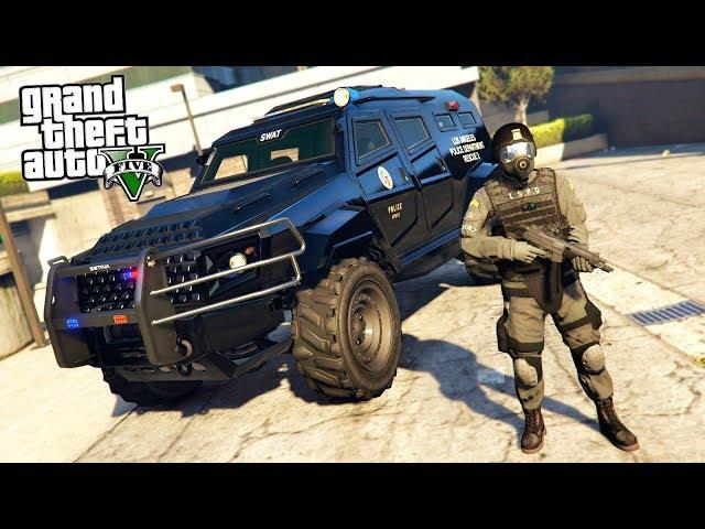 GTA 5 Игра за Полицейского #14 - СПЕЦНАЗ!! (ГТА 5 МОДЫ LSPDFR)