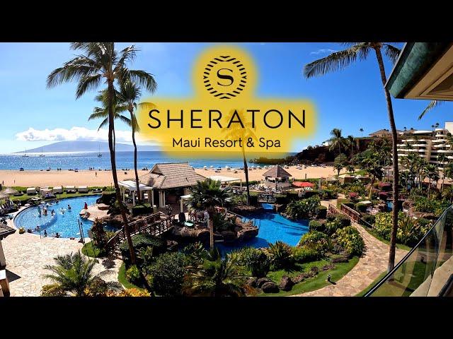 SHERATON MAUI RESORT & SPA | QUICK WALKING TOUR OF RESORT | Best Hotel in Hawaii? | Kaanapali Beach