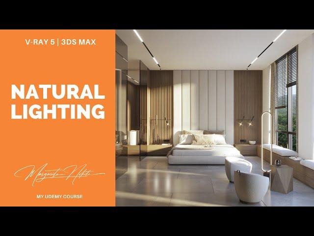 V-Ray 5 I Natural Lighting I Udemy Course I Part 6