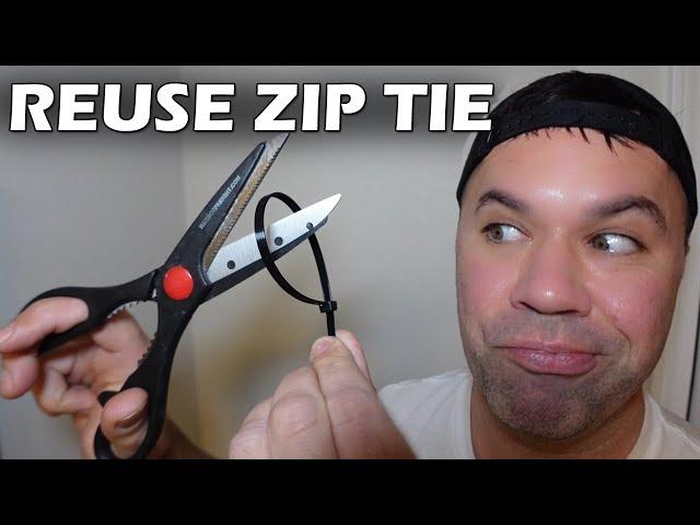 How To Release Zip Tie Without Cutting (2 Easy Methods)