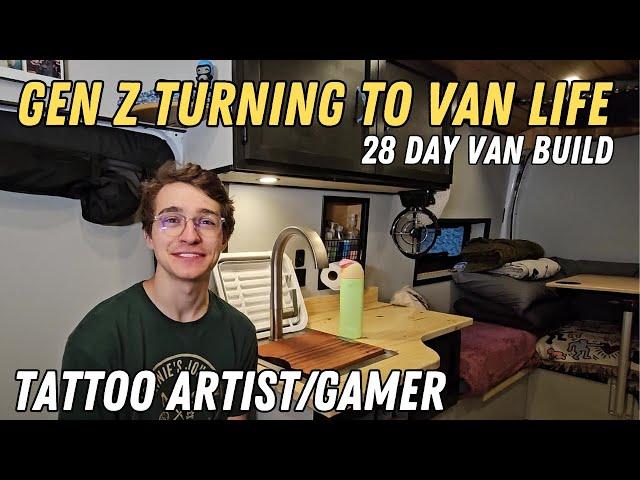 Tattoo Artist/Gamer Turns to Van Life for Saving Money