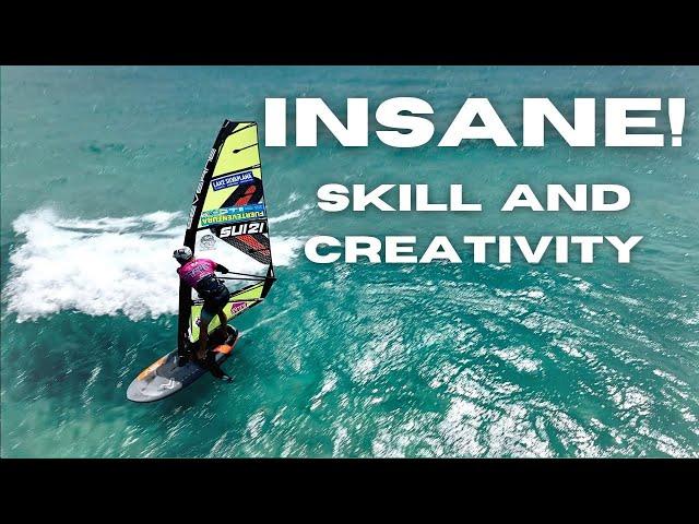 Superbowl halftime show of Freestyle Windsurfing - Balz Müller