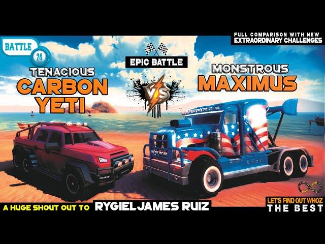 OFF THE ROAD CARBON YETI VS MAXIMUS | INFINITE OPEN WORLD DRIVING OTR | ANDROID GAMEPLAY HD 2022