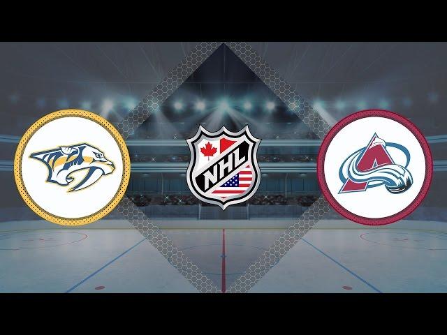 Обзор матча Нэшвилл - Колорадо / PREDATORS VS AVALANCHE JANUARY 13, 2017 HIGHLIGHTS