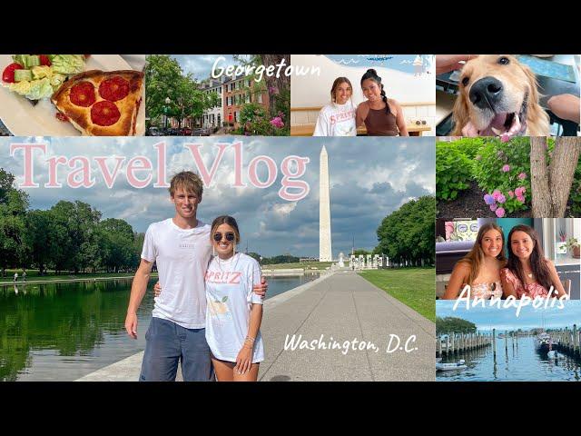 Travel Vlog | Washington, D.C. + Georgetown + Annapolis!