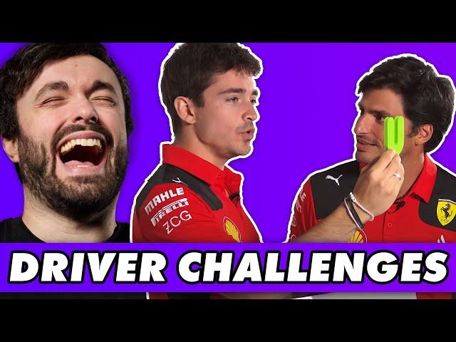 Head to Head Challenges with Charles Leclerc & Carlos Sainz