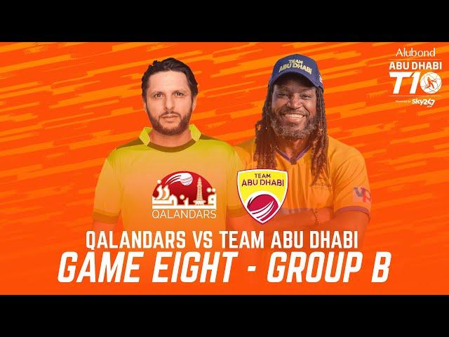 Match 8 HIGHLIGHTS I Team Abu Dhabi vs Qalandars I Day 3 I Abu Dhabi T10 I Season 4