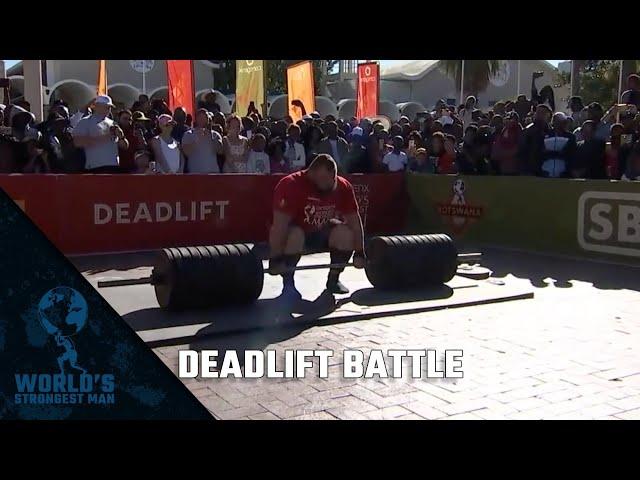 2017 World's Strongest Man | Deadlift Battle to the Finale