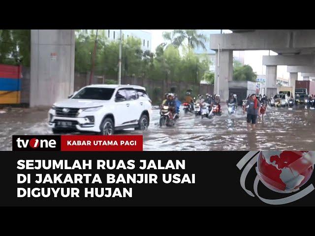 Kawasan Kelapa Gading Terendam Banjir usai Diguyur Hujan | Kabar Utama Pagi tvOne