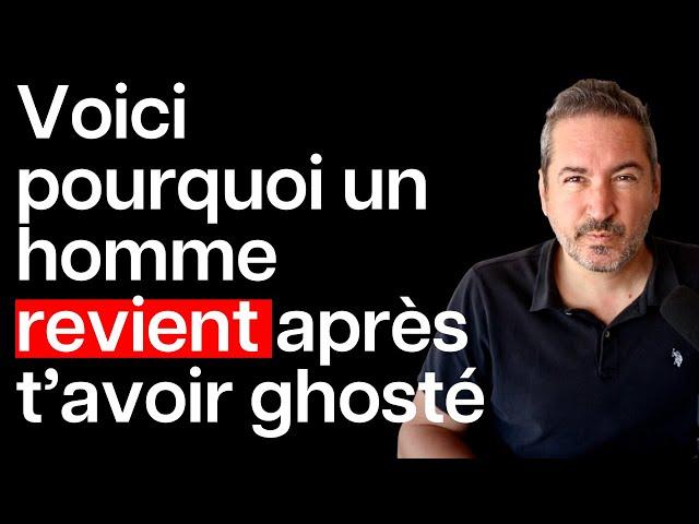 Voilà pourquoi un homme revient après t’avoir ghosté (ignoré)