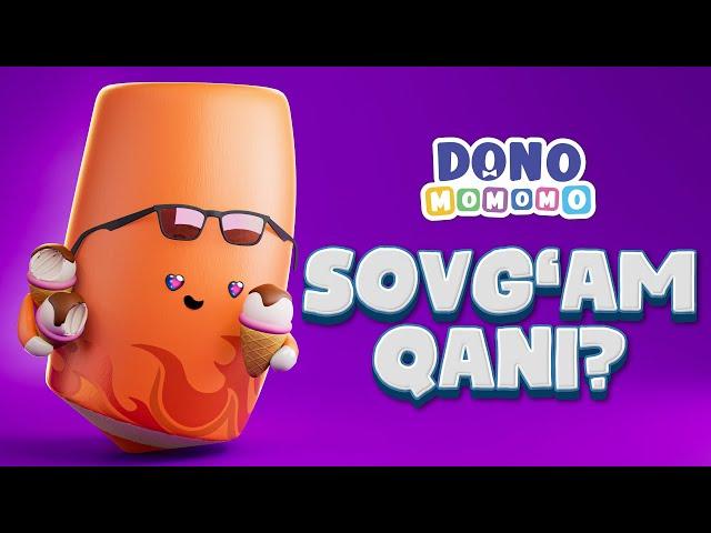 Sovg'am qani? - Dono momomo yangi qism, o'zbek multfilm, o'zbek tilida