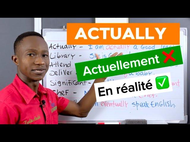 Les FAUX AMIS en anglais Part1