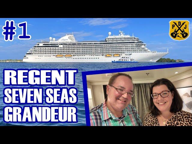 Regent Seven Seas Grandeur Pt.1 - Embarkation, Safe Cruise Parking, Suite Tour, Exploring The Ship