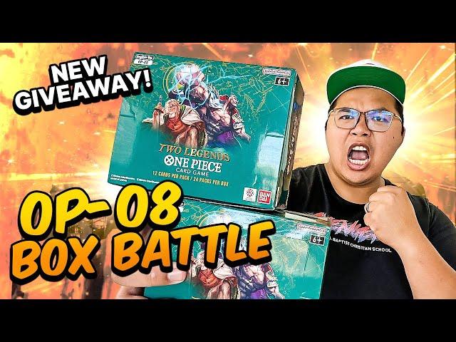 BOX BATTLE FOR SUSHI! OP-08 BOOSTER BOX Opening: Two Legends (ENGLISH) - One Piece TCG