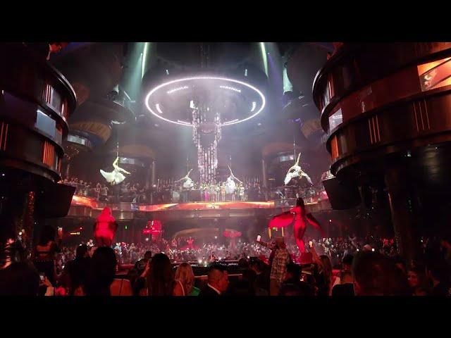 OMNIA Las Vegas Chandelier Drop - FISHER - Jan 19th 2024 - 4K/60fps