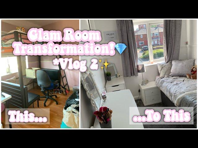 Glam Room TransformationVlog 2! *finishing the room*| Chloe Minteh