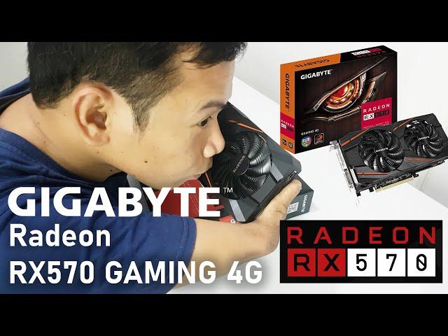 Gigabyte RX570 Gaming 4G Unboxing & Overview | ARIESABANGAN