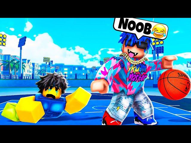 I DESTROY NOOB YOUTUBER In Roblox Basketball Legends