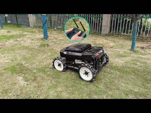 600mm Remote Control 4WD Lawn Mower 4x4 Grass Cutting Machine