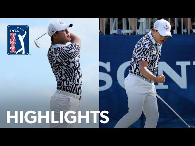 Si Woo Kim’s fantastic finish earns 4th win | Round 4 | Sony Open | 2023