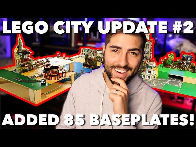 HUGE LEGO CITY UPDATE! (#2) ADDED BASEPLATES AND MODULARS!