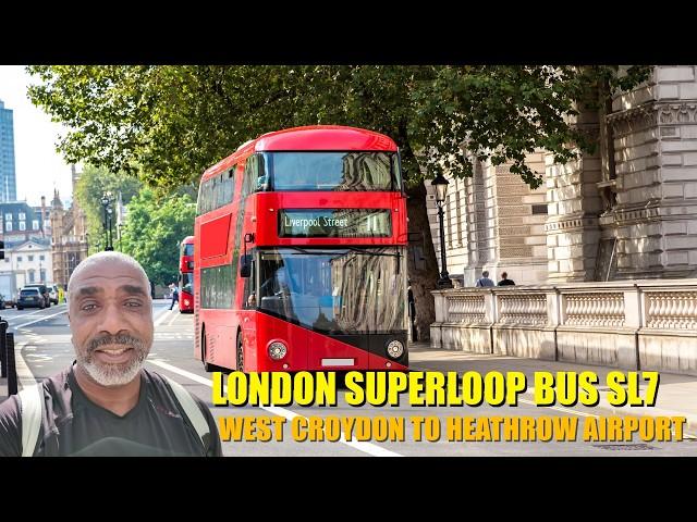 London Bus Route SL7 Full Journey From West Croydon To Heathrow Bus Station