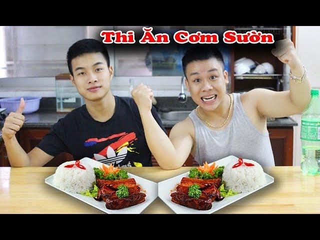 Thi Ăn Cơm Sườn BBQ - Rice Rib Eating Contest | Nguyễn Đức Nam