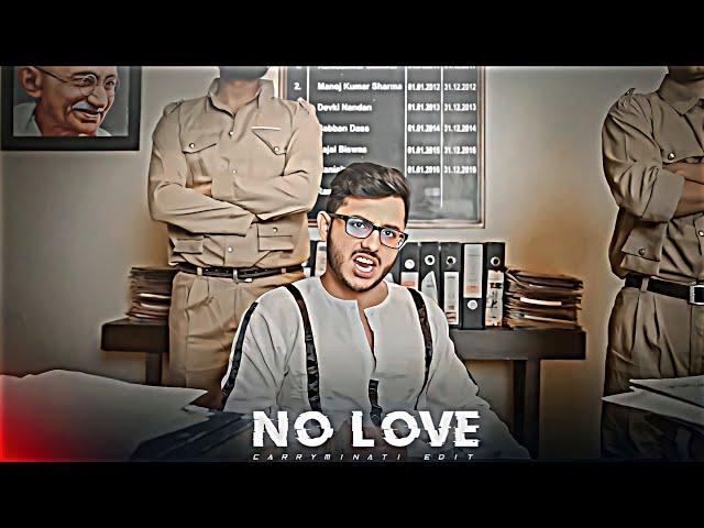 CARRY MINATI - NO LOVE EDIT | Ajey Nagar Edit | Shubh Song Edit