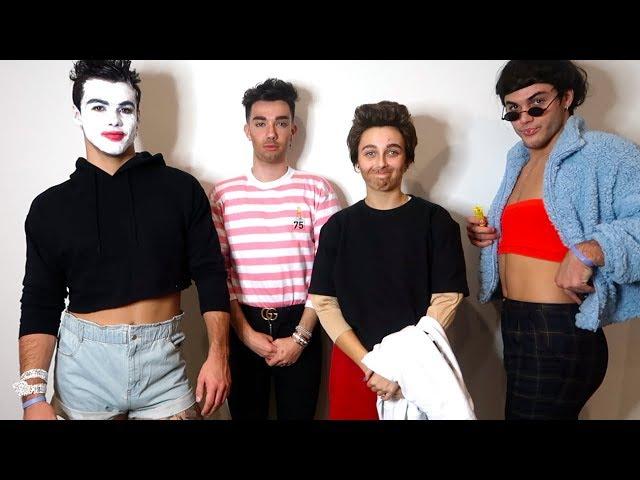 DRESSING UP AS EACHOTHER ft Dolan Twins & James Charles