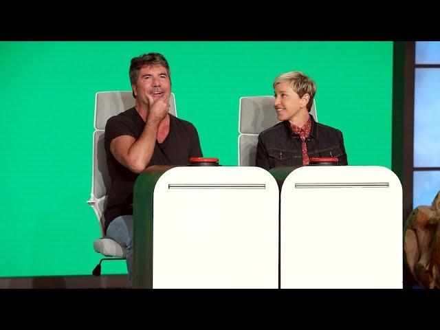 Simon Cowell Doesn't Understand How to Play 'Burning Questions'