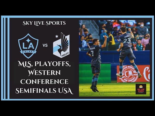 MLS Western Conference Semifinals: LA Galaxy vs Minnesota United | LIVE Stream #mls #usa #news