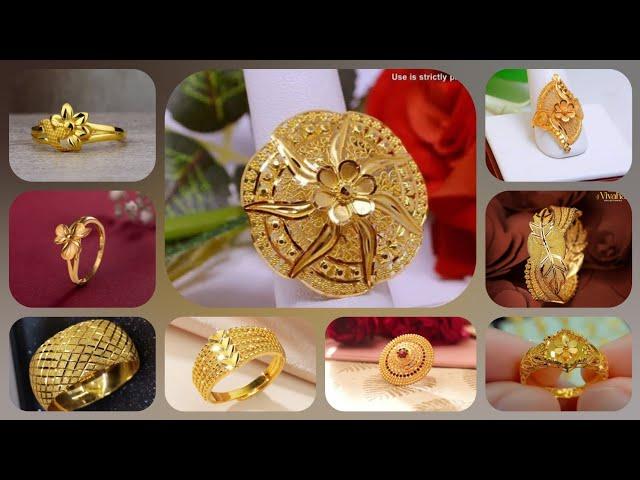 Gold ring design 2024//gold ring fancy  deign for women // Glorious jewellery @gold_design_sk