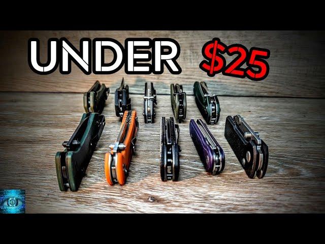 10+ FOLDING KNIVES WORTHY OF YOUR NEXT EDC UNDER $25