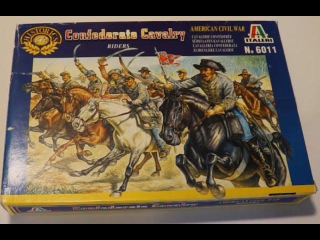 Unboxing 1/72 Confederate Cavalry Riders Italeri 6011