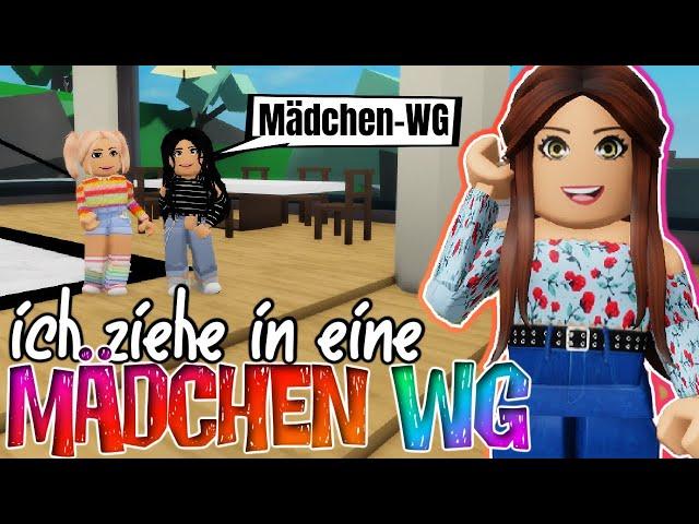 ich ZIEHE in eine MÄDCHEN-WG  in BROOKHAVEN  Roblox Roleplay Story RP DEUTSCH