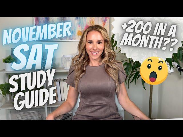 November SAT: How to Study to go Up 200 Points!