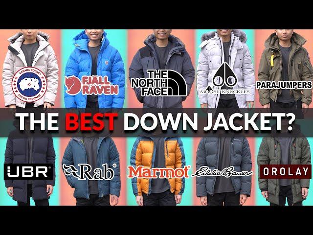 Which Brand Makes The BEST DOWN JACKET?  (Warmth Test & More!)